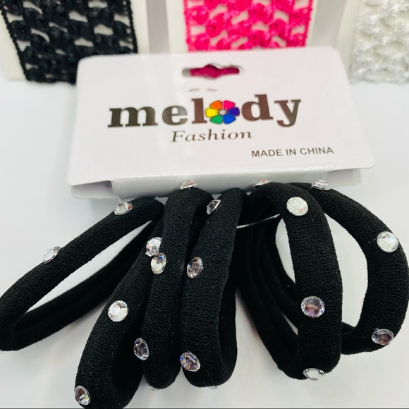 Headbands with Rhinestones and ponytail holders ! - Picture 13 of 14